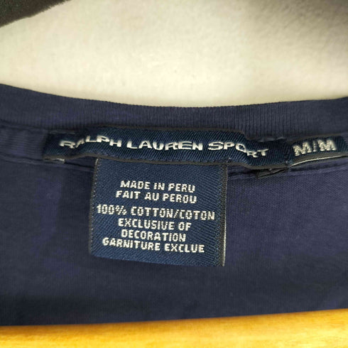 ラルフローレンスポーツ RALPH LAUREN SPORT ミニポニー刺繍 Vネック S/S Tシャツ レディース  M